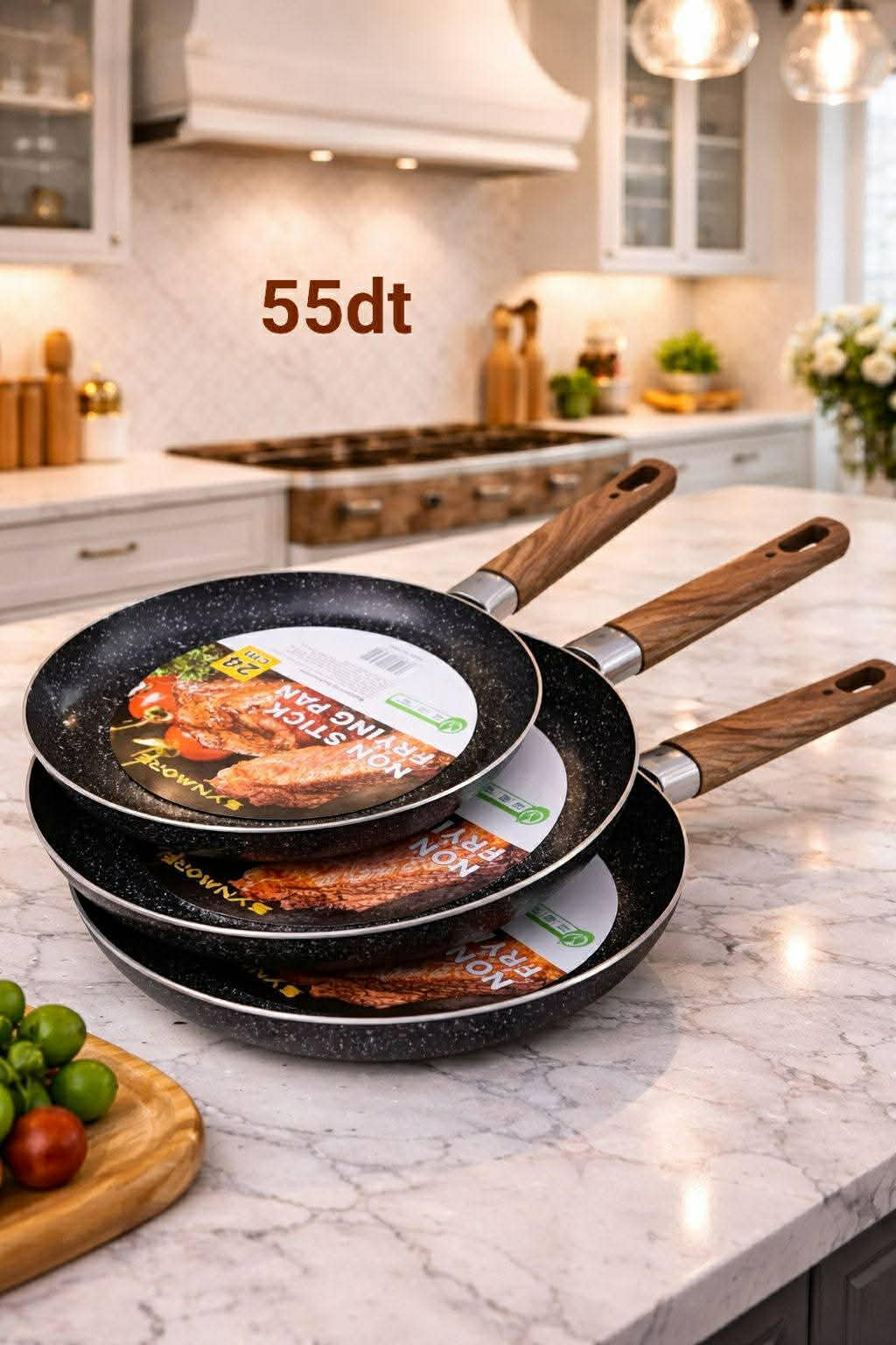 Poêle en Granite 3pcs