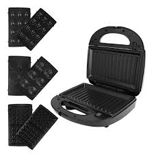 Mixstar Sandwich 4en1 Panini-Gaufre-Zouza-Maamoul 800W -