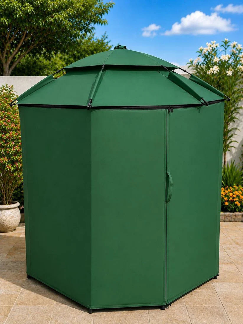 Gazebo Hexagonal de Jardin - Couleur Vert